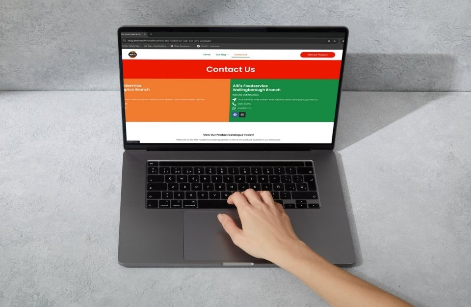 Altis Foodservice SEO Mobile Optimized Website Development (3) SEO Services Northampton